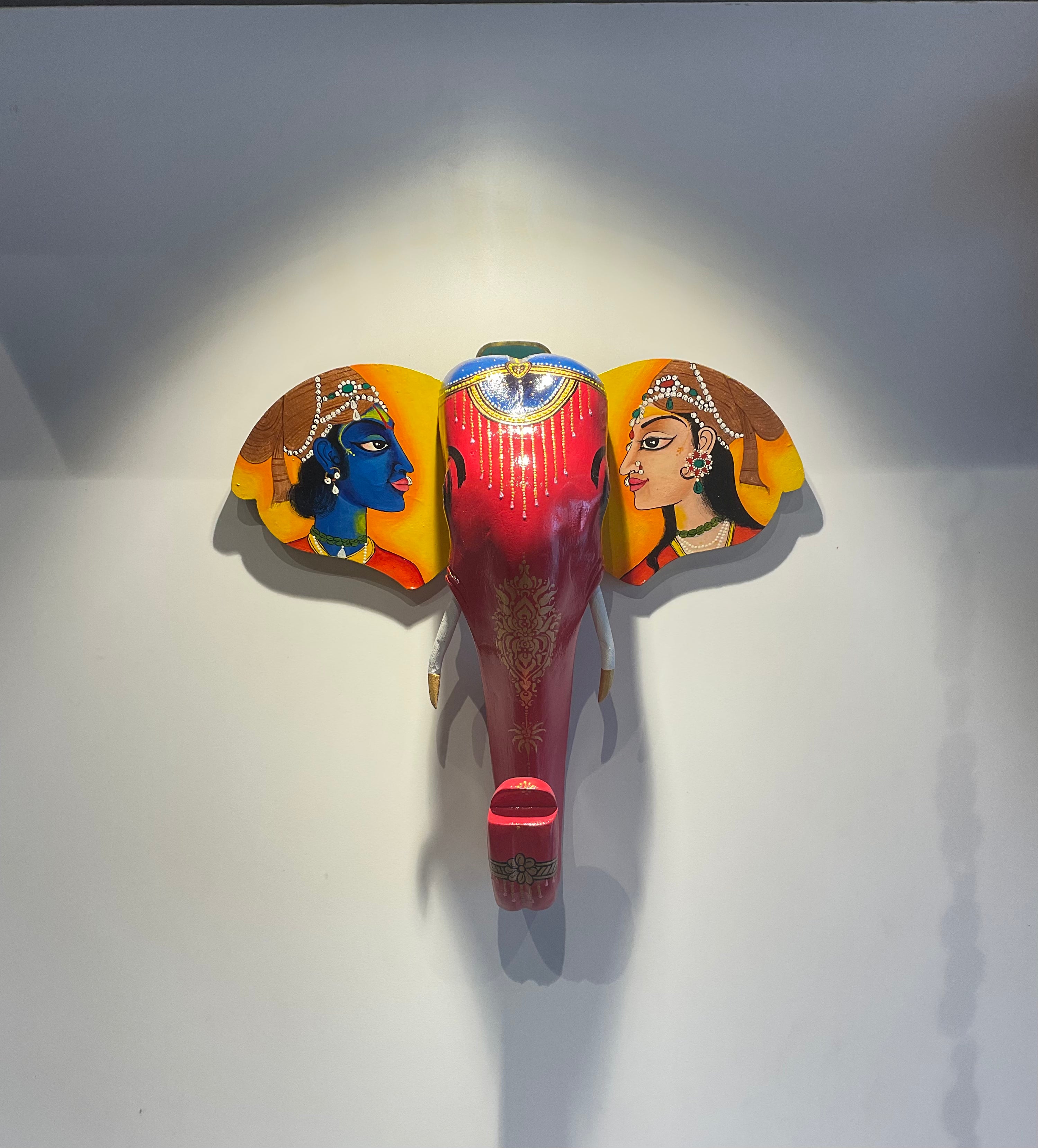 Hand crafted&Hand Painted Elephant