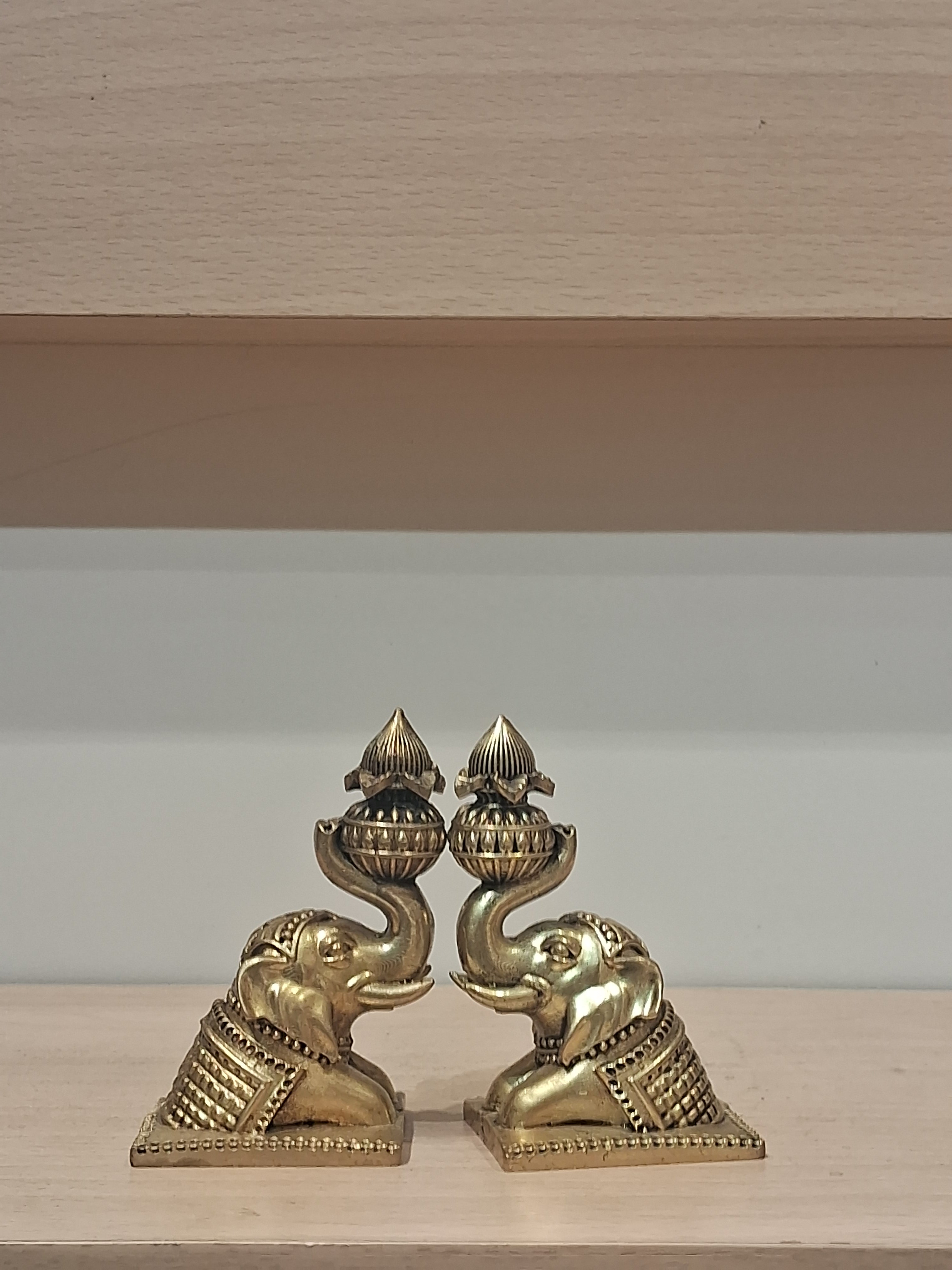 Elephant Holding Kalasam-3'