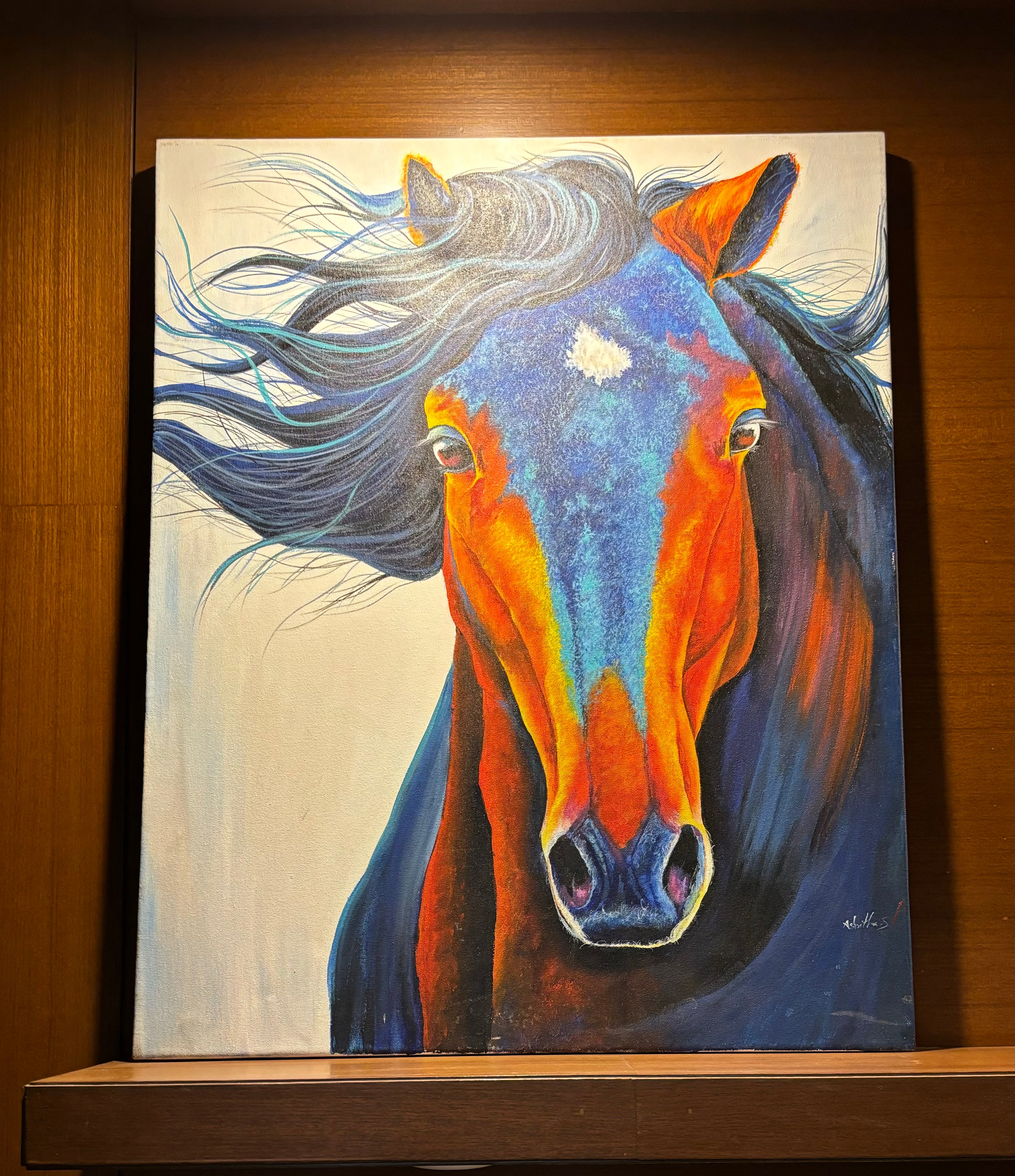 Horse Canvas Painting Big