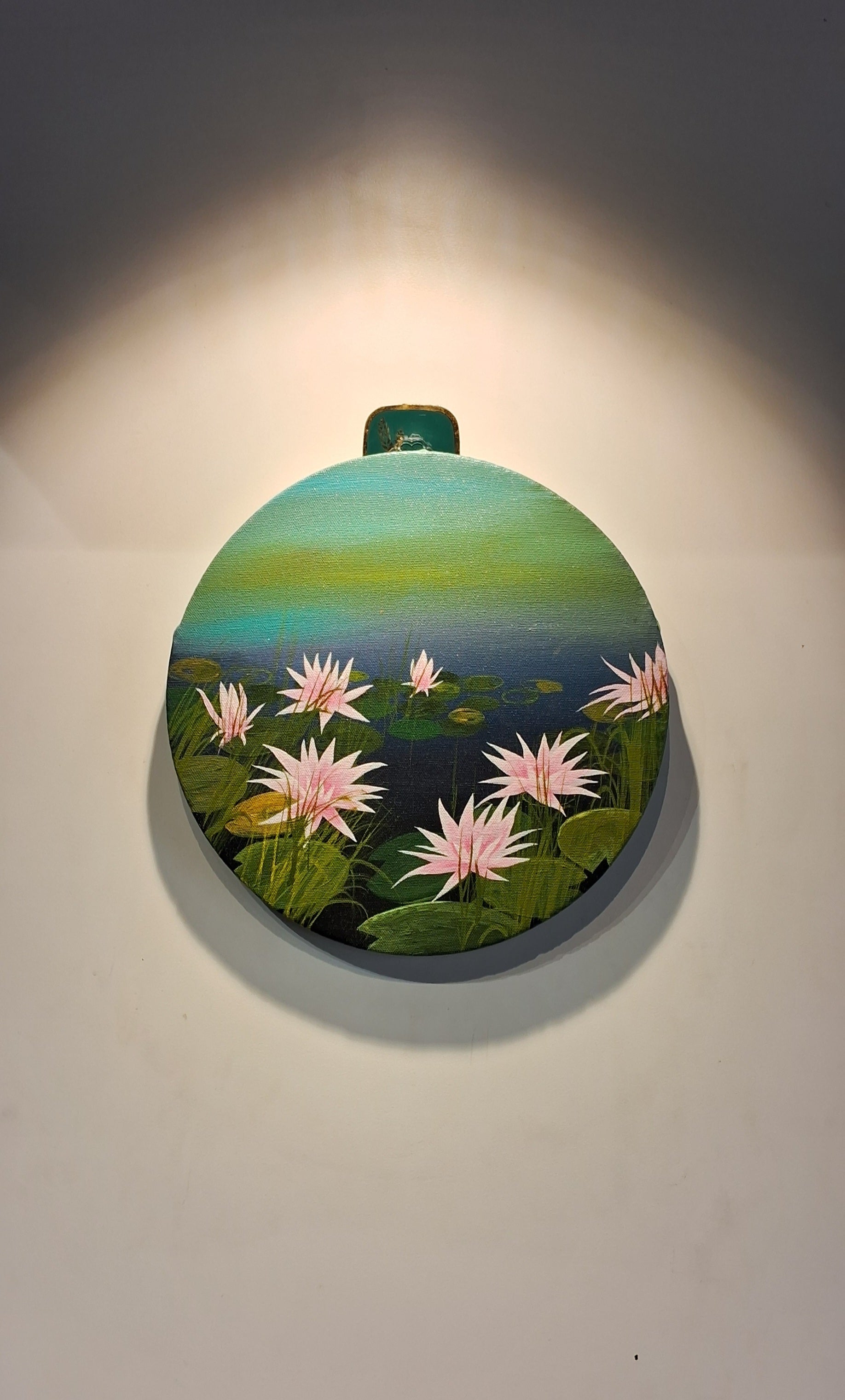 Lotus Canva cloth Paint-12'