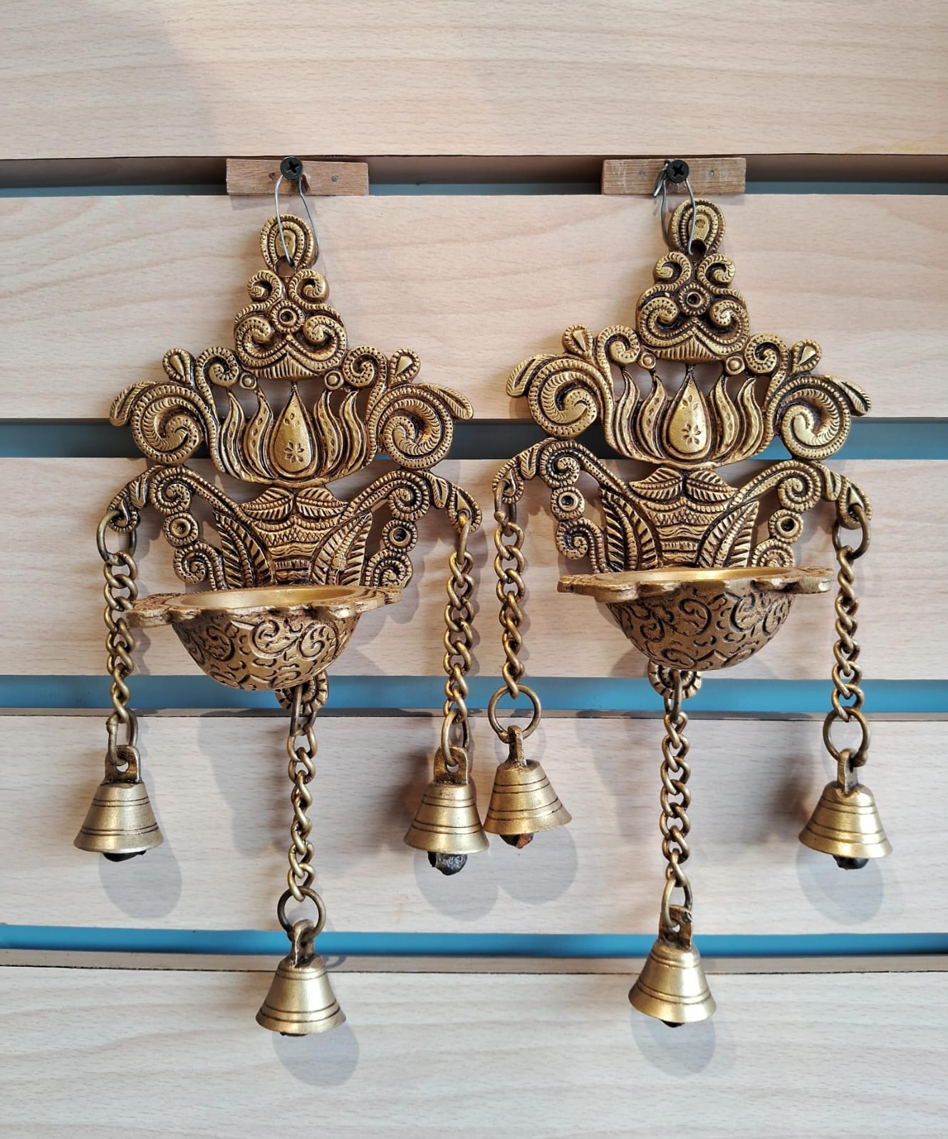 Lotus Deepam Wallmount-12"