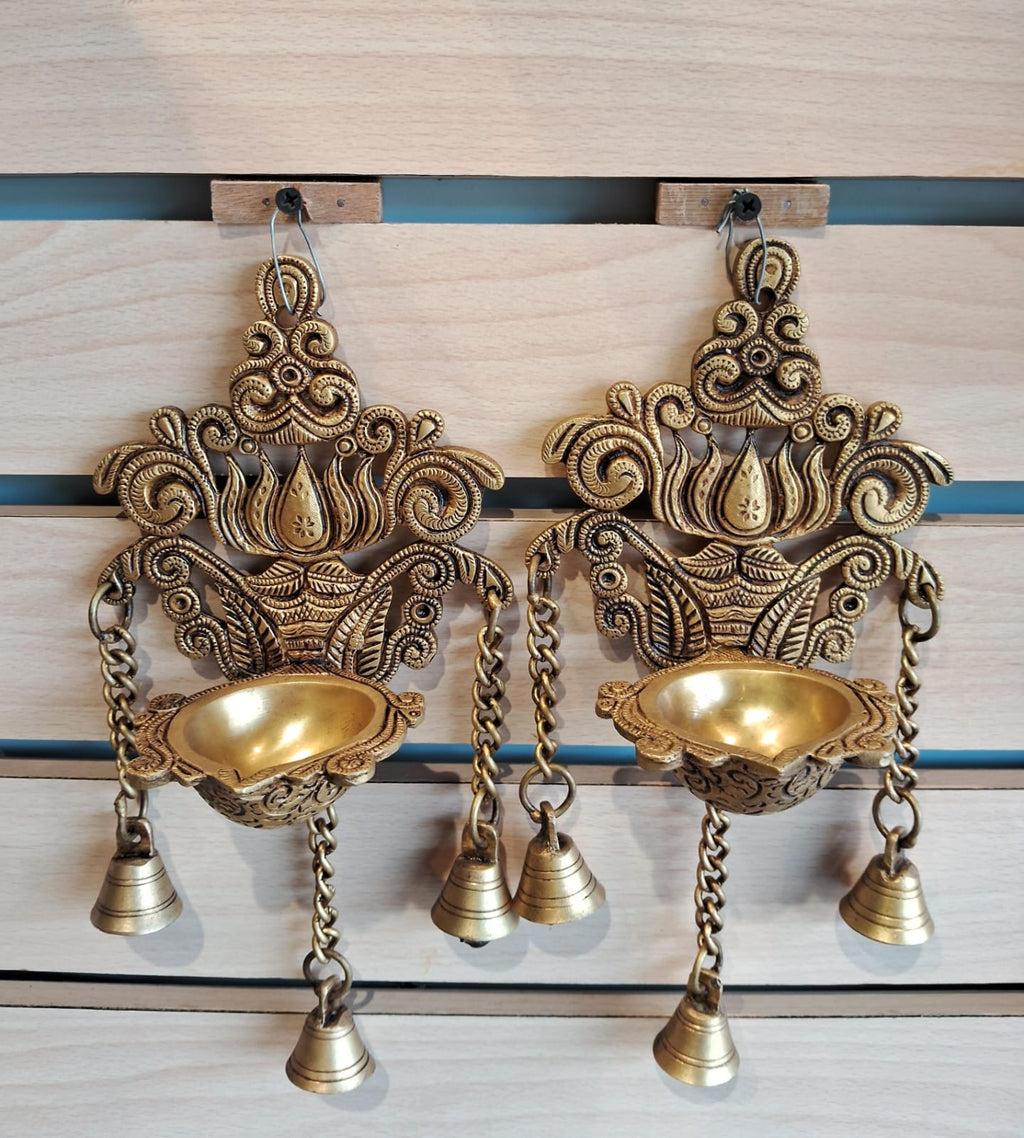 Lotus Deepam Wallmount-12"