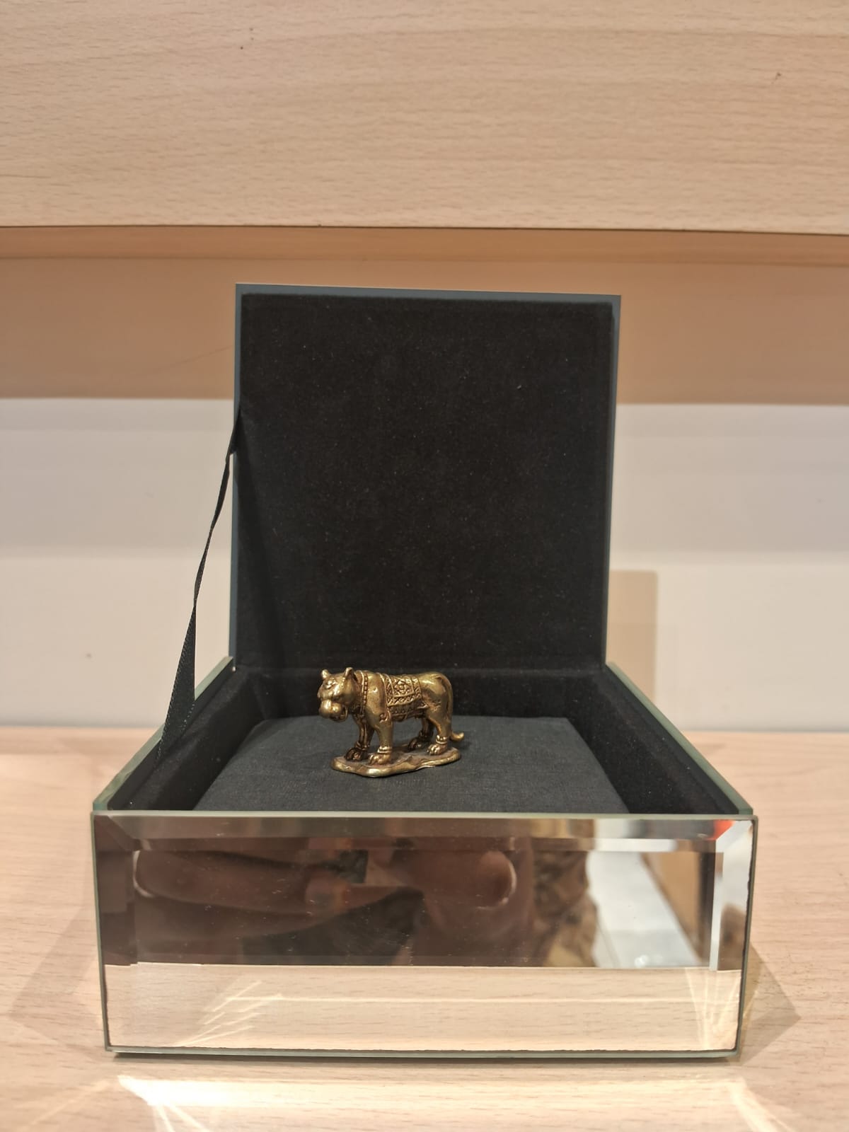Miniature Brass Tiger
