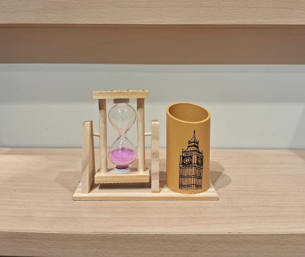 Sand Timer With Penstand